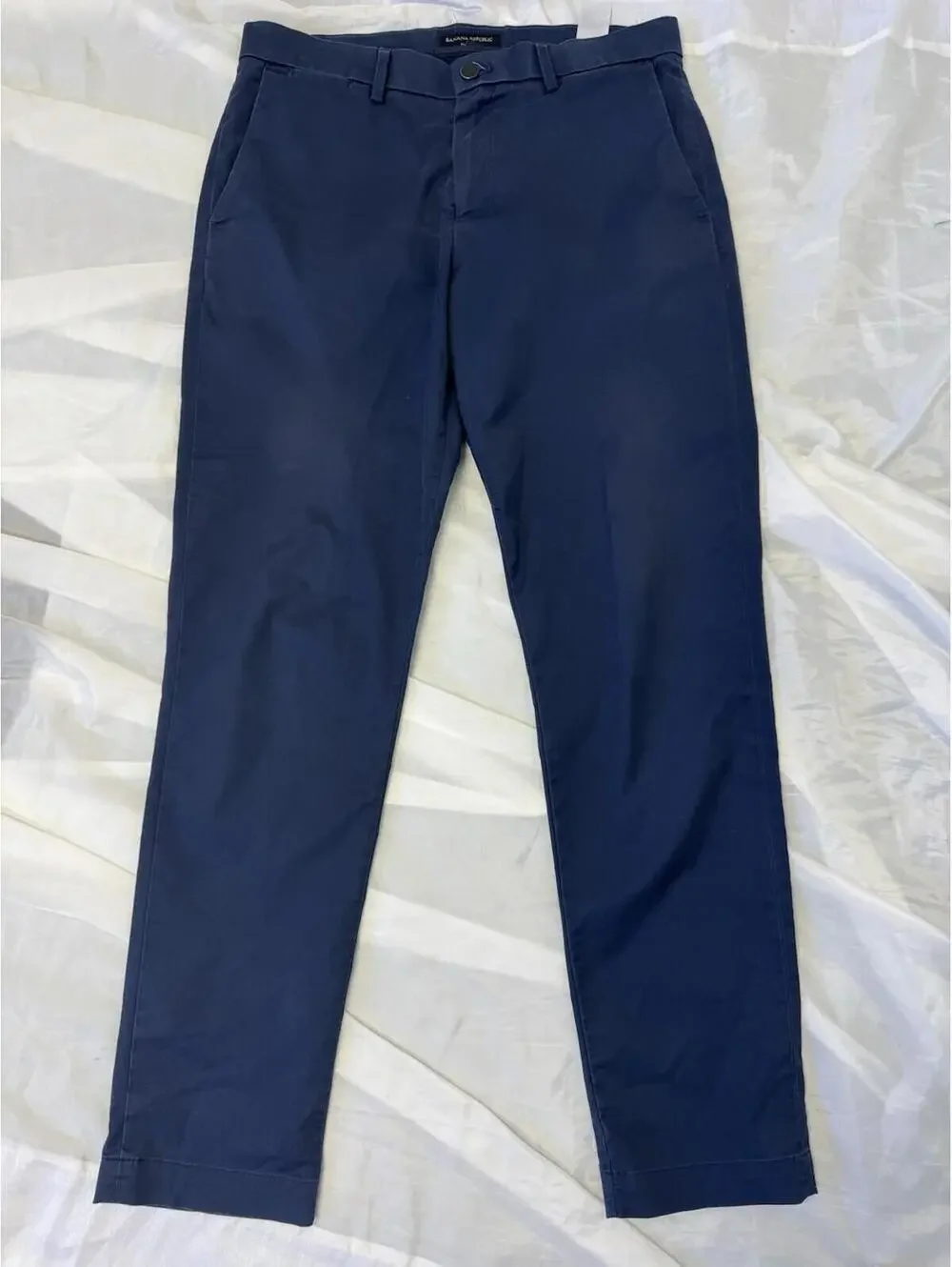 Banana Republic Men’s Pants Cotton Navy Sz 32 By 32